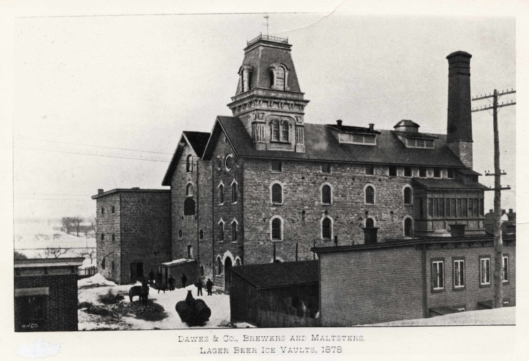 Dawes facilities on Saint-Joseph Boulevard, 1878