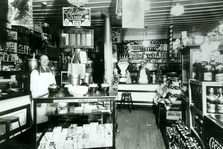 Inside the general store 