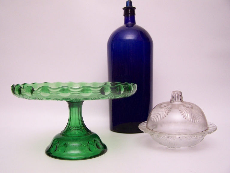 Glass objects manufactured by Dominion Glass