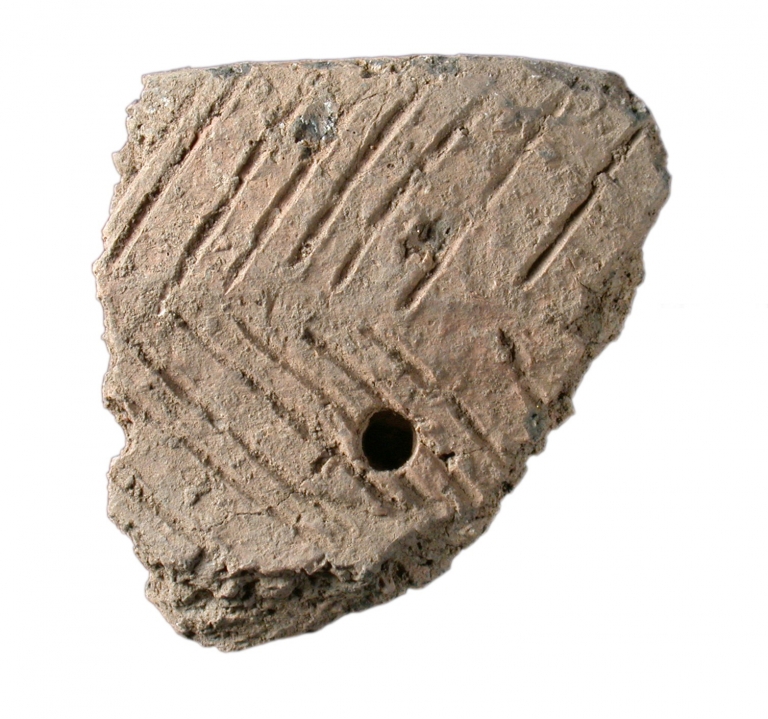 Pot shard  (First Nation, St. Lawrence Iroquoian)