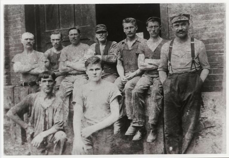 Dawes Black Horse employees, about 1911  